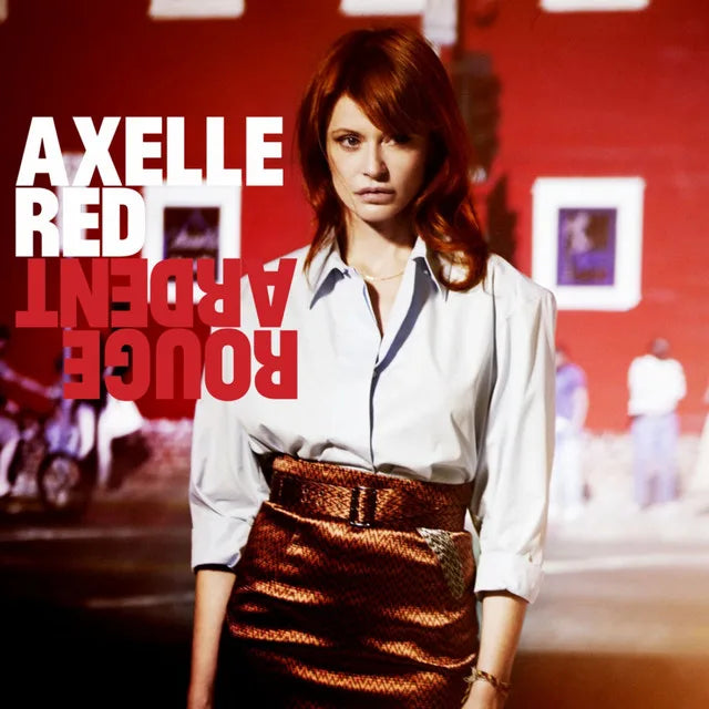 Music print | Axelle Red - Rouge ardent poster connecté