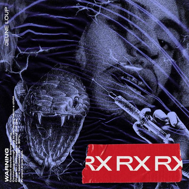 Music print | Jeune Loup & Mike Shabb - RX poster connecté