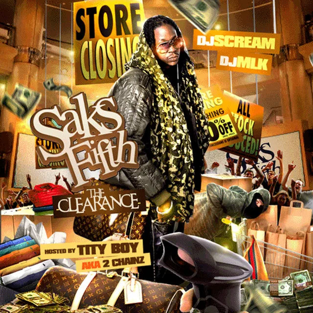 Music print | 2 Chainz - Saks Fifth: The Clearance poster connecté