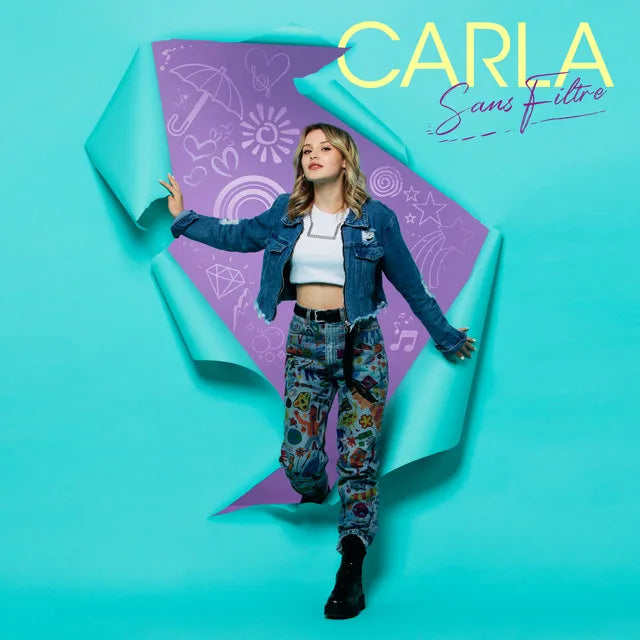 Music print | Carla - Sans filtre poster connecté