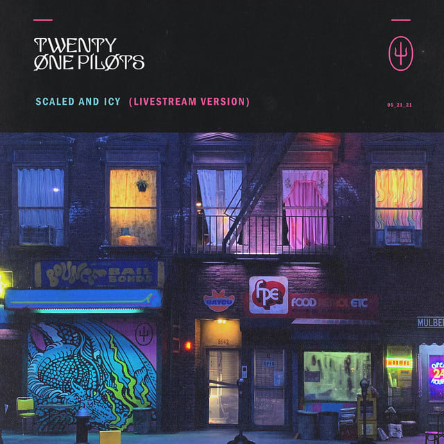 Music print | Twenty One Pilots - Scaled And Icy (Livestream Version) poster connecté