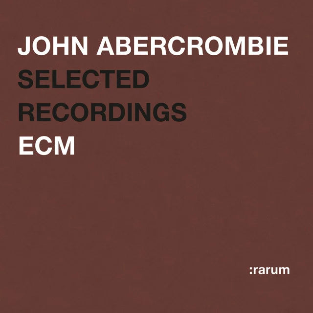 Music print | John Abercrombie - Selected Recordings poster connecté