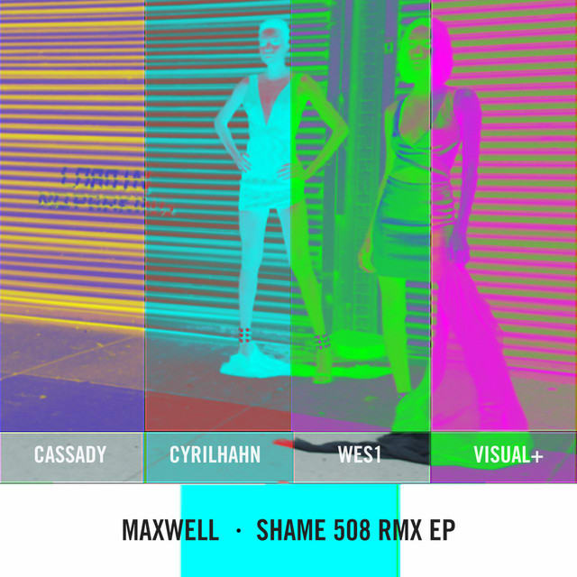 Music print | Maxwell - SHAME 508 RMX EP poster connecté