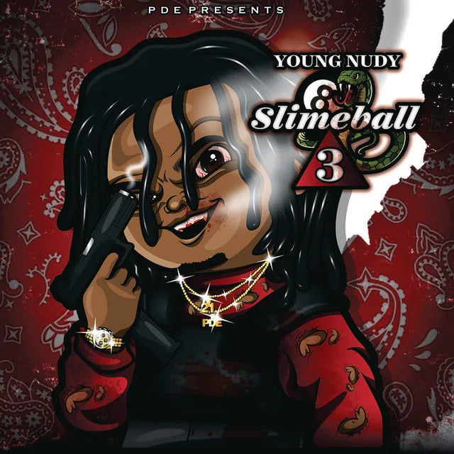 Music print | Young Nudy - SlimeBall 3 poster connecté