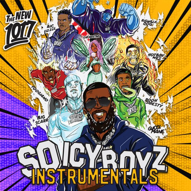 Music print | Gucci Mane - So Icy Boyz Instrumental poster connecté