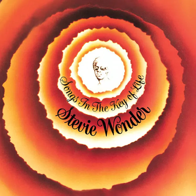 Affiche de l'album Songs In The Key Of Life de Stevie Wonder, poster connecté NFC 30 × 30 cm