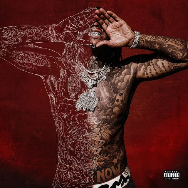 Music print | Moneybagg Yo - SPEAK NOW poster connecté