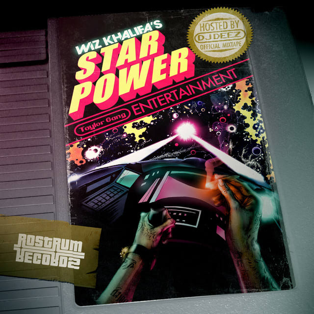 Music print | Wiz Khalifa - Star Power poster connecté
