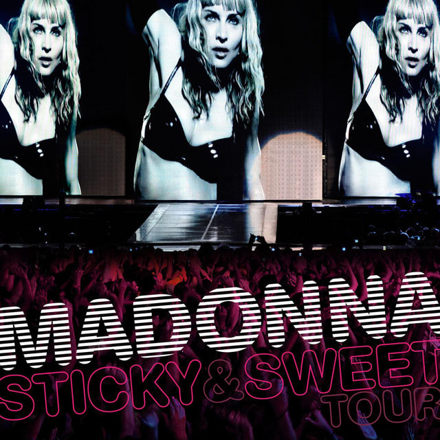 Music print | Madonna - Sticky & Sweet Tour poster connecté