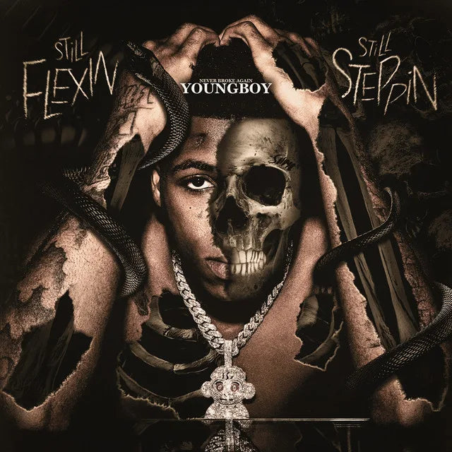 Music print | YoungBoy Never Broke Again - Still Flexin, Still Steppin poster connecté