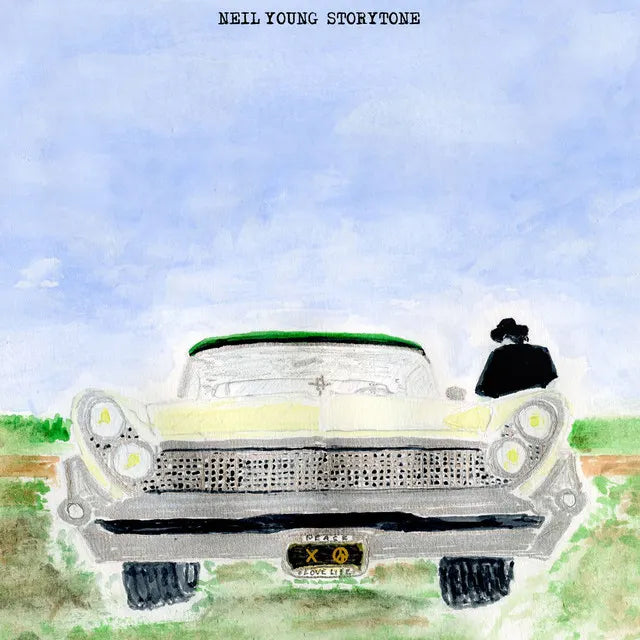 Music print | Neil Young - Storytone poster connecté