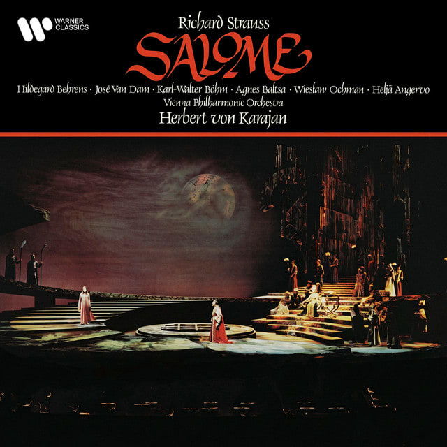 Music print | Richard Strauss & Hildegard Behrens & José van Dam & Herbert von Karajan & Wiener Philharmoniker - Strauss, R: Salome, Op. 54 poster connecté