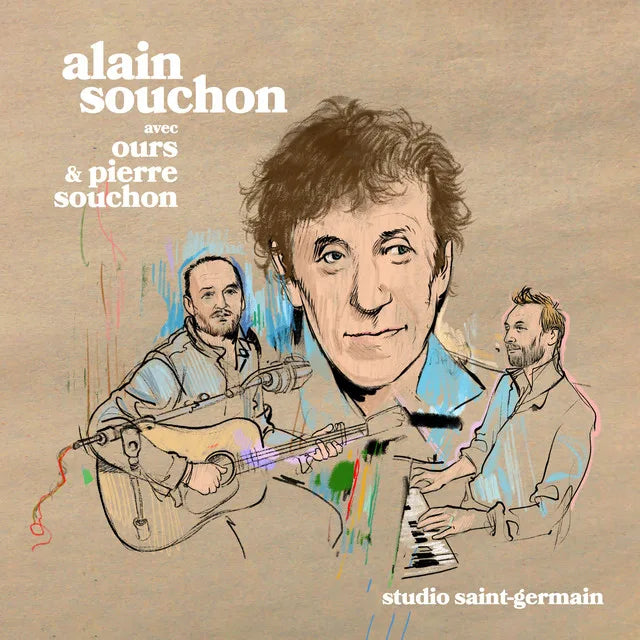 Music print | Alain Souchon - Studio Saint-Germain (avec Ours & Pierre Souchon) poster connecté