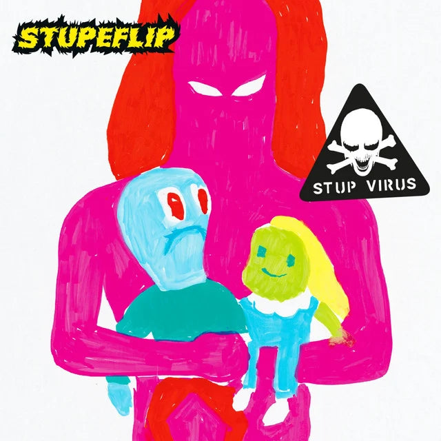 Affiche de l'album Stup Virus de Stupeflip, poster connecté NFC 30 × 30 cm