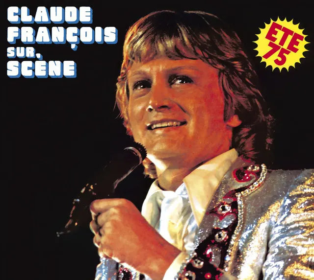 Music print | Claude François - Sur scène été 1975 (Live à Forest National, Bruxelles) poster connecté