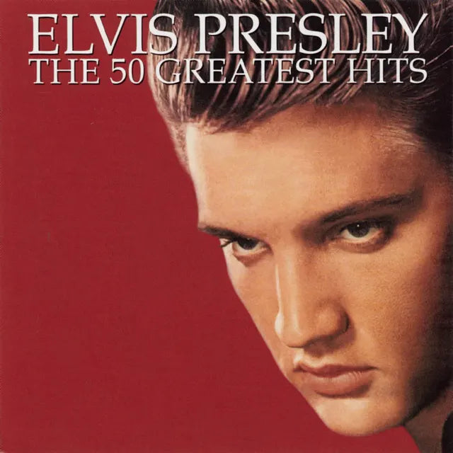 Music print | Elvis Presley - The 50 Greatest Hits poster connecté