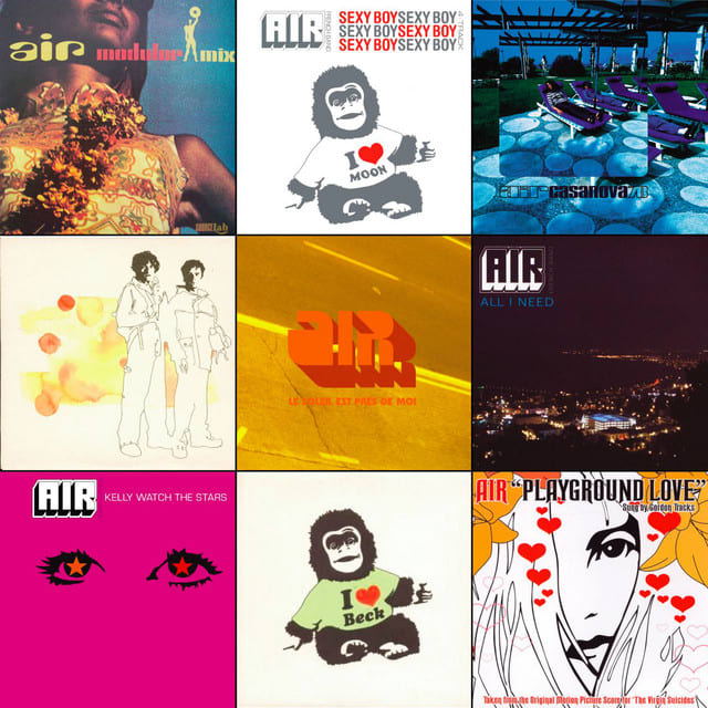 Music print | Air - The Remixes, Vol. 1 poster connecté