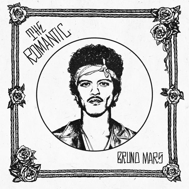 Music print | Bruno Mars - The Romantic poster connecté
