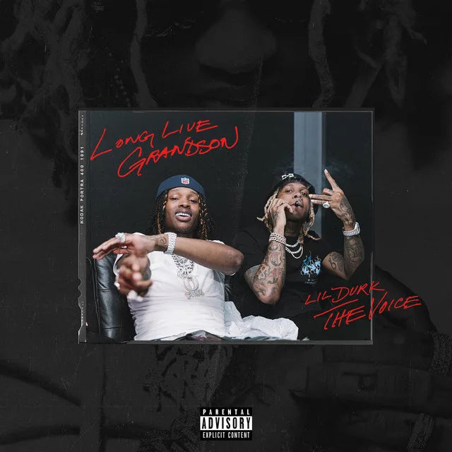 Music print | Lil Durk - The Voice poster connecté