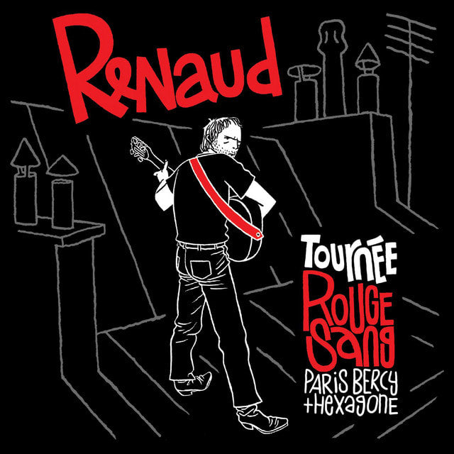 Music print | Renaud - Tournée Rouge Sang (Paris Bercy + Hexagone) [Live] poster connecté