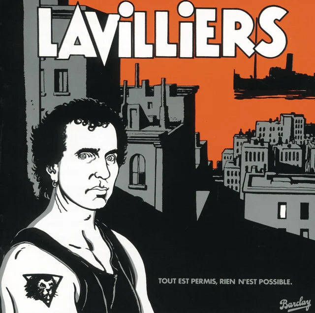 Music print | Bernard Lavilliers - Tout est permis, rien n'est possible poster connecté