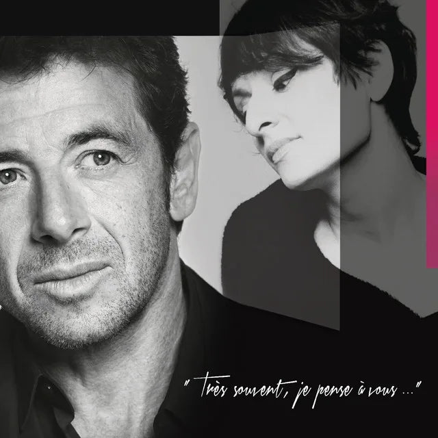 Music print | Patrick Bruel - "Très souvent, je pense à vous..." poster connecté