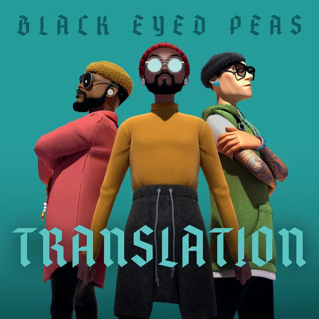 Music print | Black Eyed Peas - Translation poster connecté