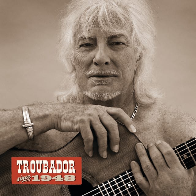 Music print | Hugues Aufray - Troubador Since 1948 poster connecté