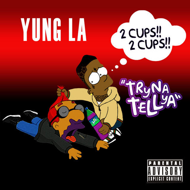 Music print | Yung L.A. - Tryna Tell Ya poster connecté