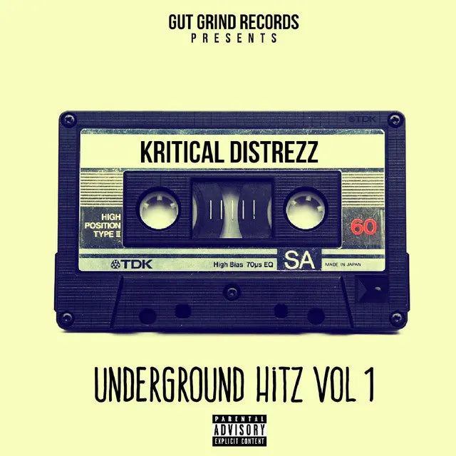 Music print | Kritical Distrezz - Underground Hitz Vol 1 poster connecté