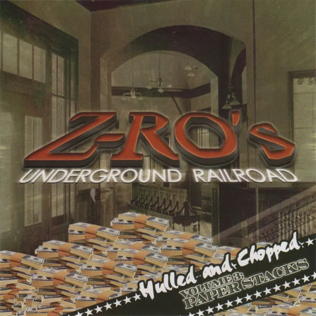 Music print | Z-Ro - Underground Railroad - Volume 3 : Paper Stacks Hulled poster connecté