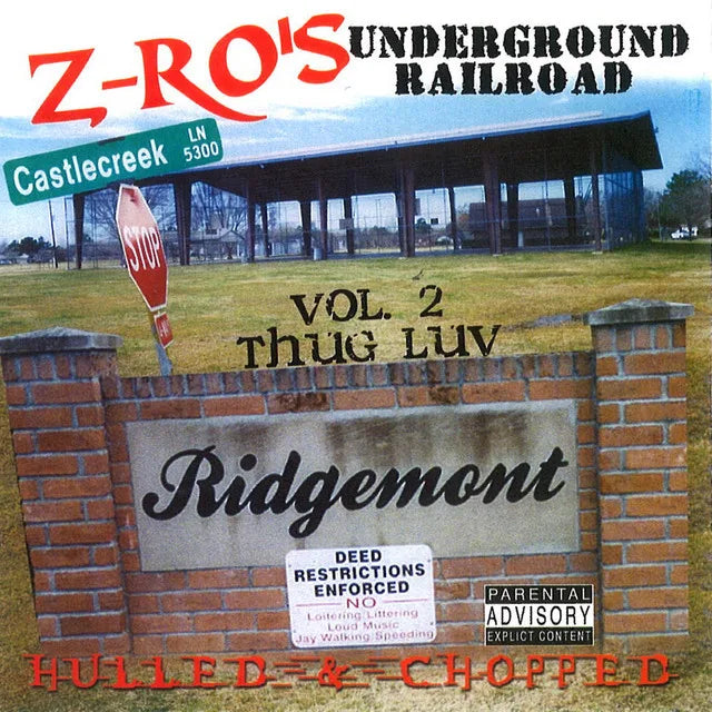 Music print | Z-Ro - Underground Railroad, Vol. 2: Thug Luv poster connecté