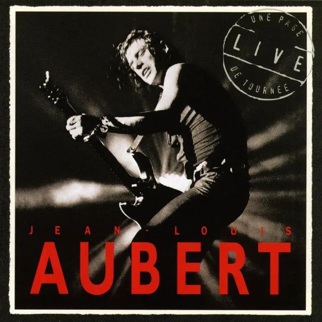 Music print | Jean-Louis Aubert - Une Page De Tournée, Live poster connecté