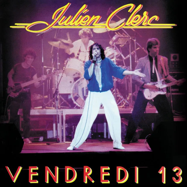 Music print | Julien Clerc - Vendredi 13 (Live au Palais des Sports, Lyon, 1981) poster connecté