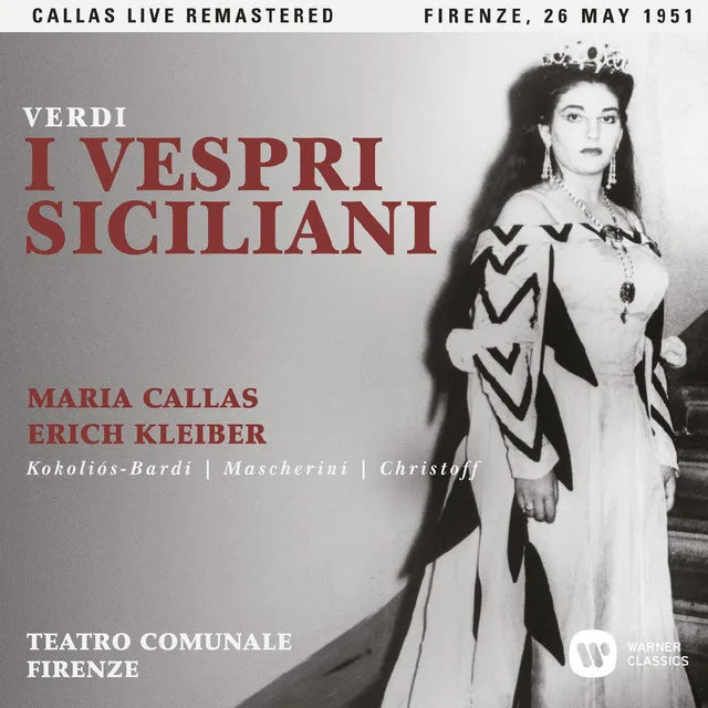 Music print | Giuseppe Verdi & Maria Callas - Verdi: I vespri siciliani (1951 - Florence) - Callas Live Remastered poster connecté