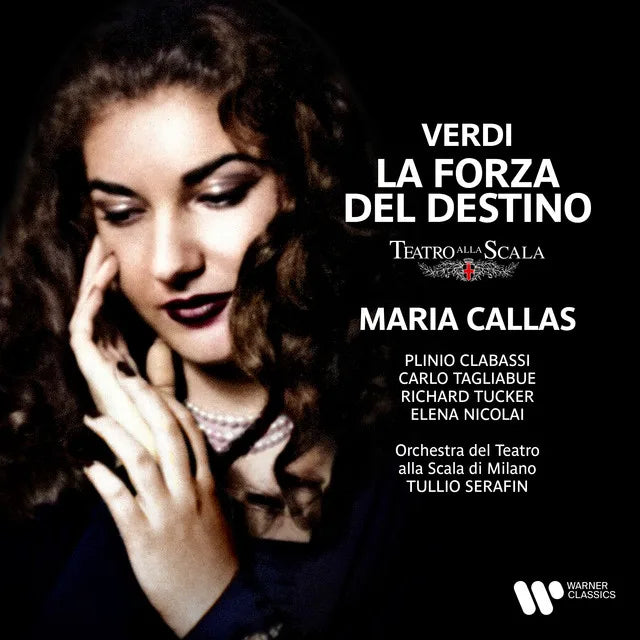 Music print | Giuseppe Verdi & Maria Callas & Carlo Tagliabue & Orchestra Del Teatro Alla Scala, Milano & Tullio Serafin - Verdi: La forza del destino poster connecté