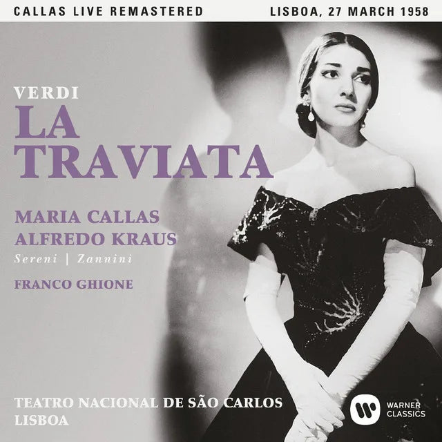 Music print | Giuseppe Verdi & Maria Callas - Verdi: La traviata (1958 - Lisbon) - Callas Live Remastered poster connecté