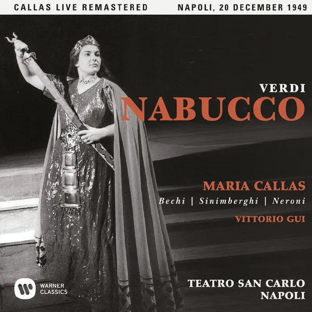 Music print | Giuseppe Verdi & Maria Callas - Verdi: Nabucco (1949 - Naples) - Callas Live Remastered poster connecté