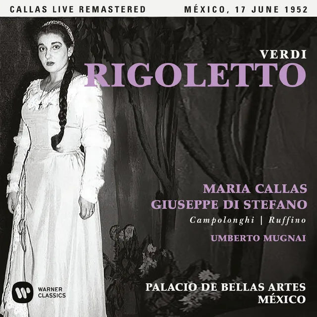Music print | Giuseppe Verdi & Maria Callas - Verdi: Rigoletto (1952 - Mexico City) - Callas Live Remastered poster connecté