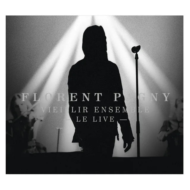 Music print | Florent Pagny - Vieillir ensemble (Live) poster connecté