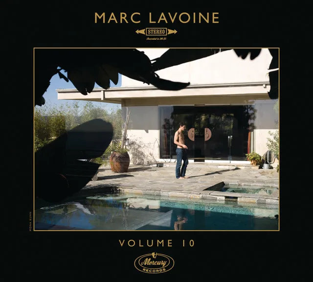 Music print | Marc Lavoine - Volume 10 Black Album poster connecté