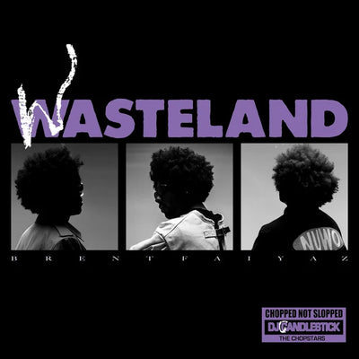 Music print | Brent Faiyaz & DJ Candlestick & OG Ron C - WASTELAND - CHOPPED NOT SLOPPED