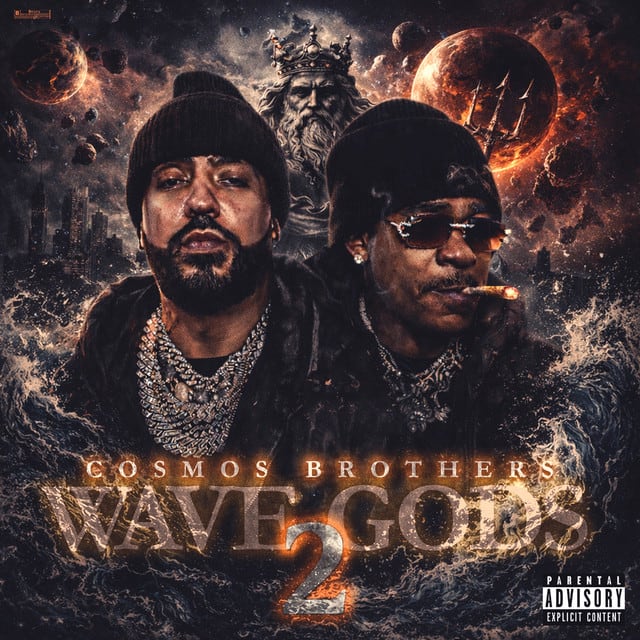 Music print | French Montana & Max B - Wave Gods 2: Cosmos Brothers poster connecté