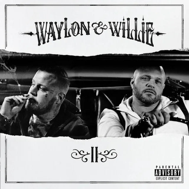 Music print | Jelly Roll & Struggle Jennings - Waylon & Willie 2 poster connecté