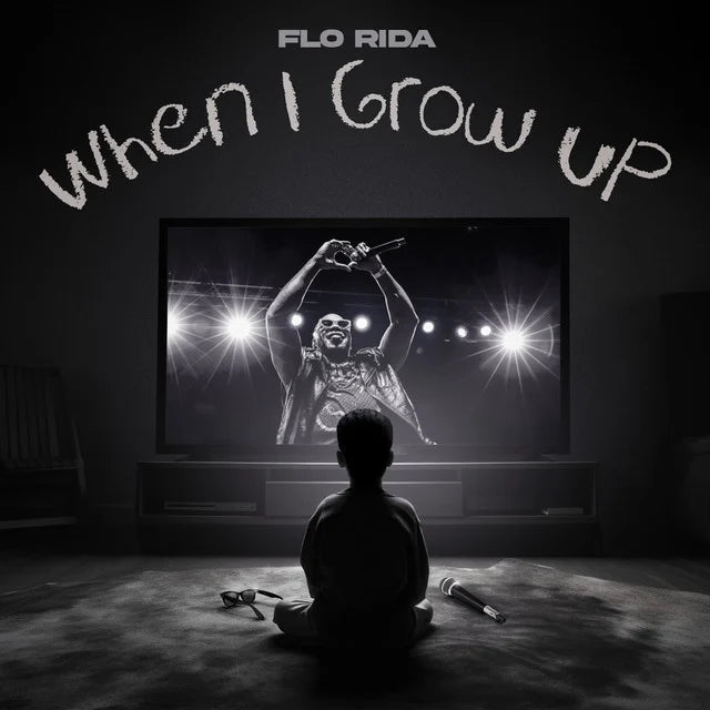 Music print | Flo Rida - When I Grow Up (Late Night Edit) poster connecté
