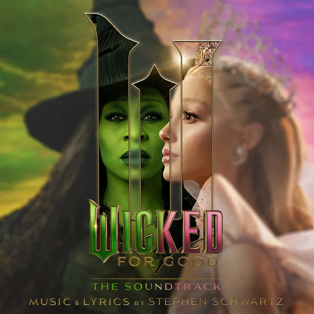 Music print | Wicked Movie Cast & Cynthia Erivo & Ariana Grande - Wicked: For Good – The Soundtrack poster connecté