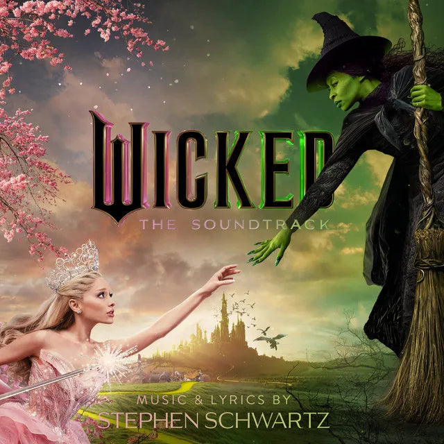 Music print | Wicked Movie Cast & Cynthia Erivo & Ariana Grande - Wicked: The Soundtrack poster connecté