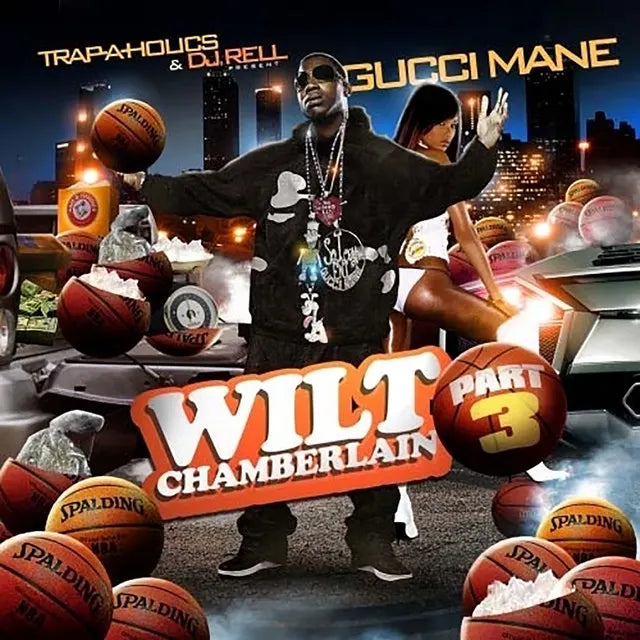 Music print | Gucci Mane - Wilt Chamberlain (Pt. 3) poster connecté