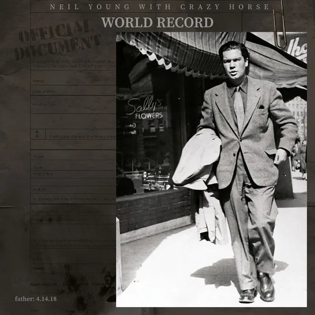 Music print | Neil Young & Crazy Horse - World Record poster connecté