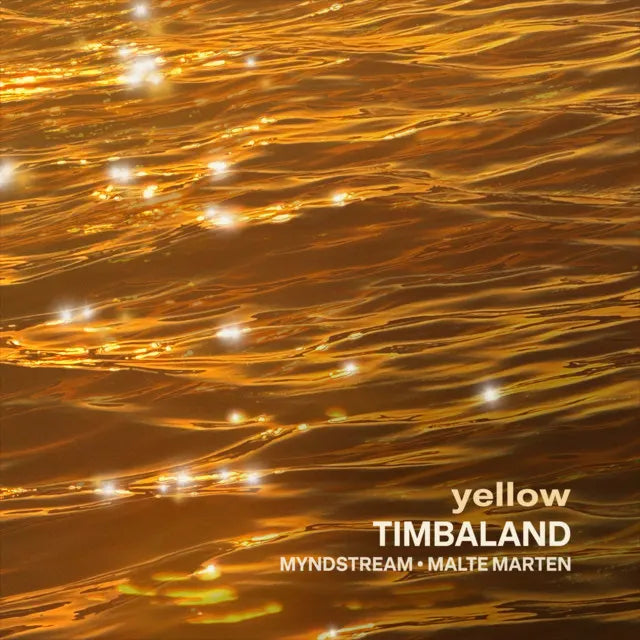 Music print | Timbaland & Malte Marten - Yellow poster connecté